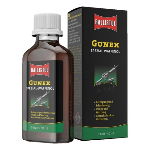 МАСЛО ОРУЖЕЙНОЕ BALLISTOL GUNEX 50ML