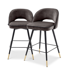 Полубарный стул (сет из 2х)  Counter Stool Cliff set of 2 арт.114324