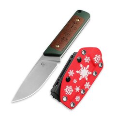 Фото Нож Kizer Smolt Christmas collection, сталь Nitro-V, рукоять G10/дерево