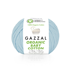 Gazzal Organic Baby Cotton 423 (Голубой)