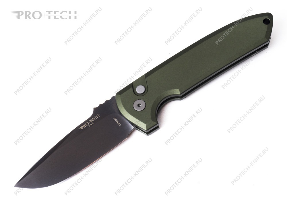 Нож Pro-Tech Rockeye Green Smoky Gray DLC 3V Exclusive