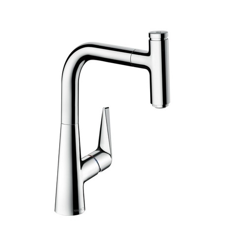 Hansgrohe Talis Select M51 73852000 Смеситель для кухни с выдвижным изливом и лейкой