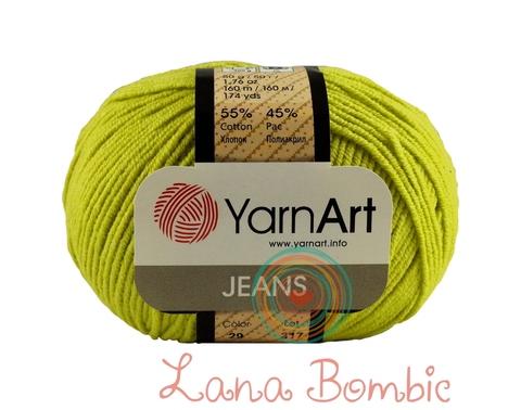 Пряжа YarnArt Jeans 29 фисташка