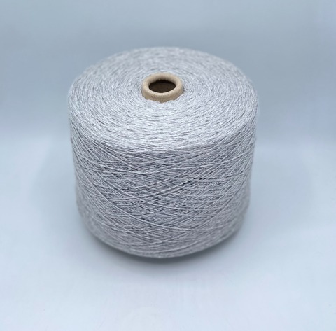 Filcom (пр.Италия), art-Talamone 2/15 750м/100гр.  50%Меринос,10%Шелк, 40% Кашемир цвет-Светло-серый,меланж, арт.36200