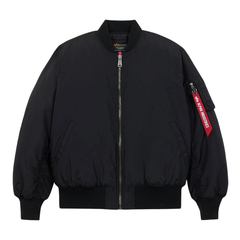 Бомбер Alpha Industries MA-1 Oxford Logo Black (Черный)