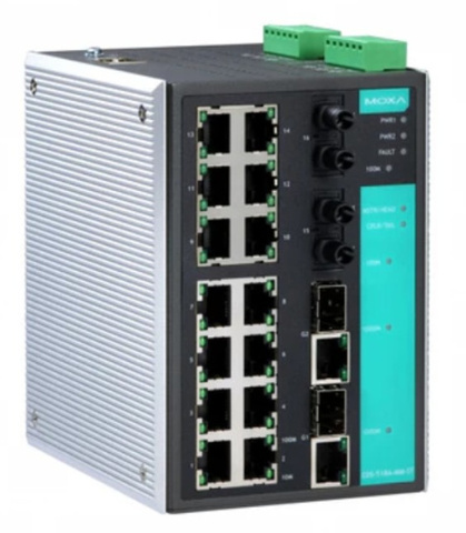 Коммутатор управляемый MOXA EDS-518A-MM-ST-T