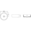 ISVEA Infinity 10NF65036-2R Раковина накладная 360*360*120 отверстия для смесителя отсутствуют, цвет бордовый матовый