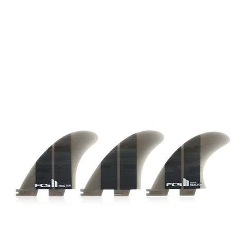 FCS II Reactor Neo Glass Tri Fins Charcoal Gradient