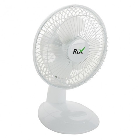 Вентилятор бытовой настольный Rix RDF-2200W белый