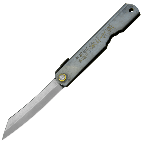 Складной нож Higonokami HKC-80Black, сталь AoGami, рукоять нержавеющая сталь