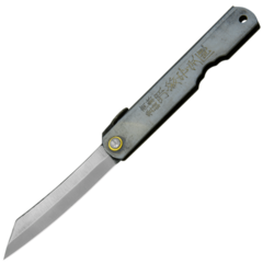 Фото Складной нож Higonokami HKC-80Black, сталь AoGami, рукоять нержавеющая сталь