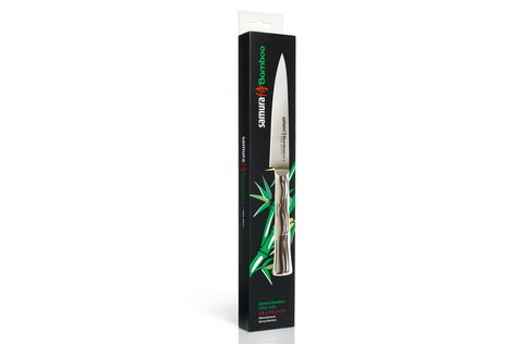Нож кухонный стальной универсальный Samura BAMBOO SBA-0021/Y