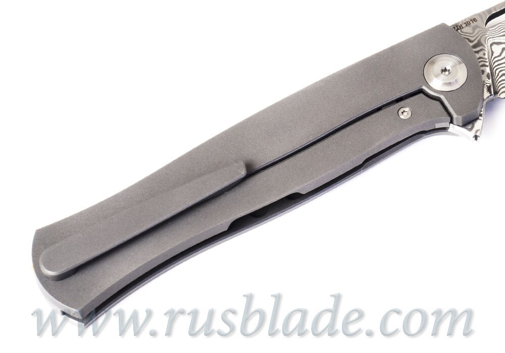 Cheburkov Pike Damascus Custom Folding Knife - фотография 