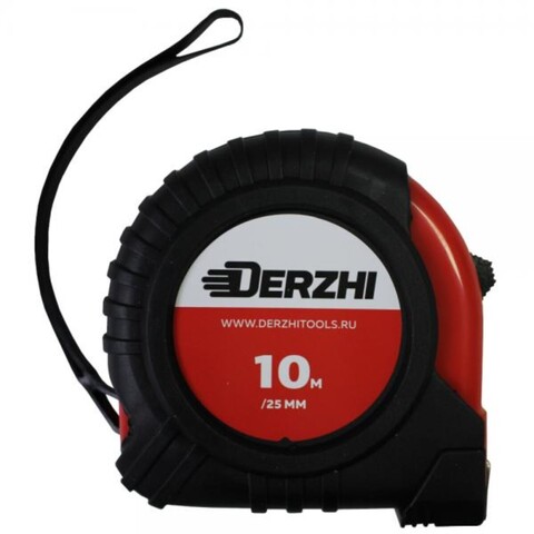 РУЛЕТКА DERZHI "МАСТЕР" ОБРЕЗИН КОРПУС 10М/25ММ