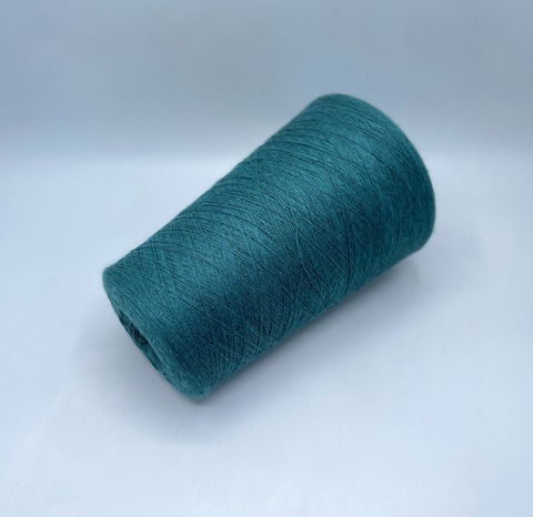 Folco (пр.Италия). 32/2 1600м/100гр, 50% меринос, 50% акрил, цвет-Зеленый с синим оттенком,меланж(287/640), арт.33768