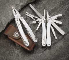 Фото Мультитул Victorinox SwissTool Spirit, сталь X50CrMoV15, рукоять нержавеющая сталь, серый