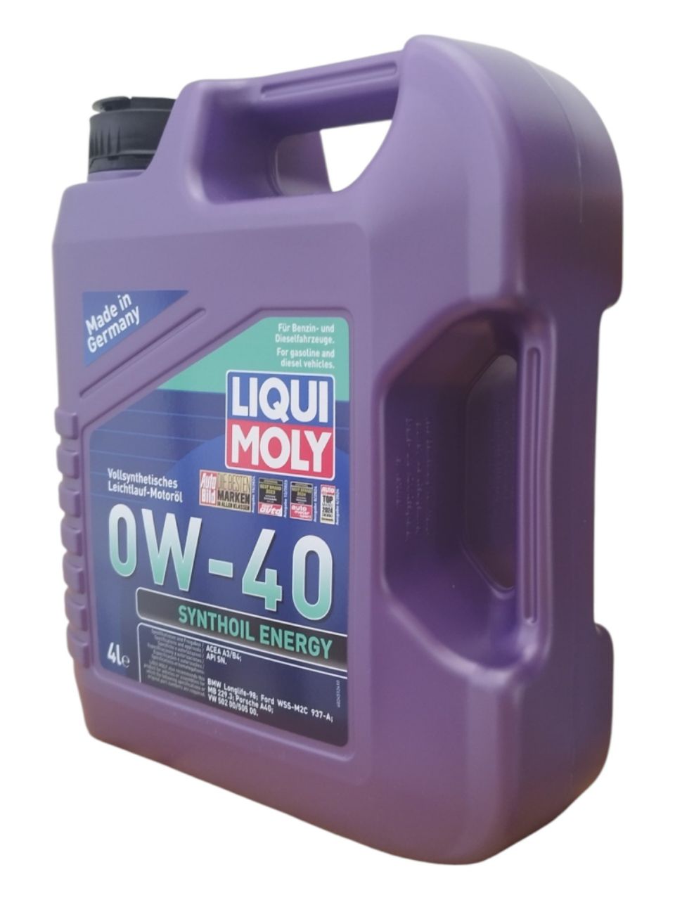 Моторное масло Liqui Moly Synthoil Energy 0W40 синтетическое моторное масло 4л