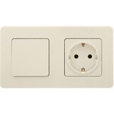 Выключатель одноклавишный - Legrand Inspiria - 10АХ 250В безвинтовые зажимы - слоновая кость — фото 13