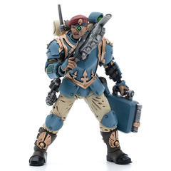 Коллекционная фигурка Warhammer 40K Astra Militarum Tempestus Scions Command Squad 55th Kappic Eagles Medic