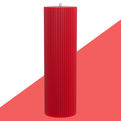 Декоративная свеча 6х20см SCANDYLAB Empire Red SL-EL08