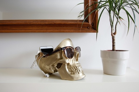 Органайзер для мелочей Skull, золотой