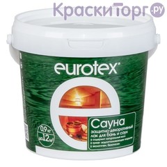 Лак защитно-декоративный для древесины Eurotex / Евротекс Сауна