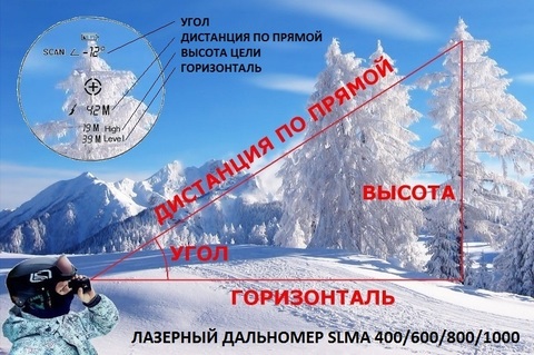 ЛАЗЕРНЫЙ ДАЛЬНОМЕР SLMA 1000 CAMO