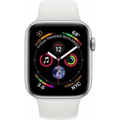 Смарт часы APPLE Watch Series 4 GPS 40mm Silver Aluminium Case with White Sport Band