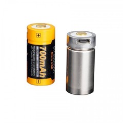 Аккумулятор 16340 Fenix ARB-L16 700 mAh Li-ion с разъемом для USB