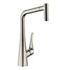 Hansgrohe Metris M71 14820800 Смеситель для кухни с выдвижным изливом и лейкой