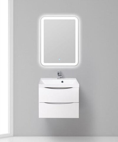 BelBagno Marino MARINO-600-2C-SO-BL-P Тумба под раковину подвесная, 60x44.8, цвет: белый