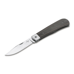 Фото Складной нож Boker Bonfire Micarta, сталь D2, рукоять сталь/микарта