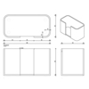 Decor Walther Black Stone 0974160 Держатель для бумажных полотенец, цвет: чёрный