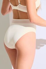 Трусы бразилиана с высоким вырезом бедра LISCA PARIS 22356 | Кремовый