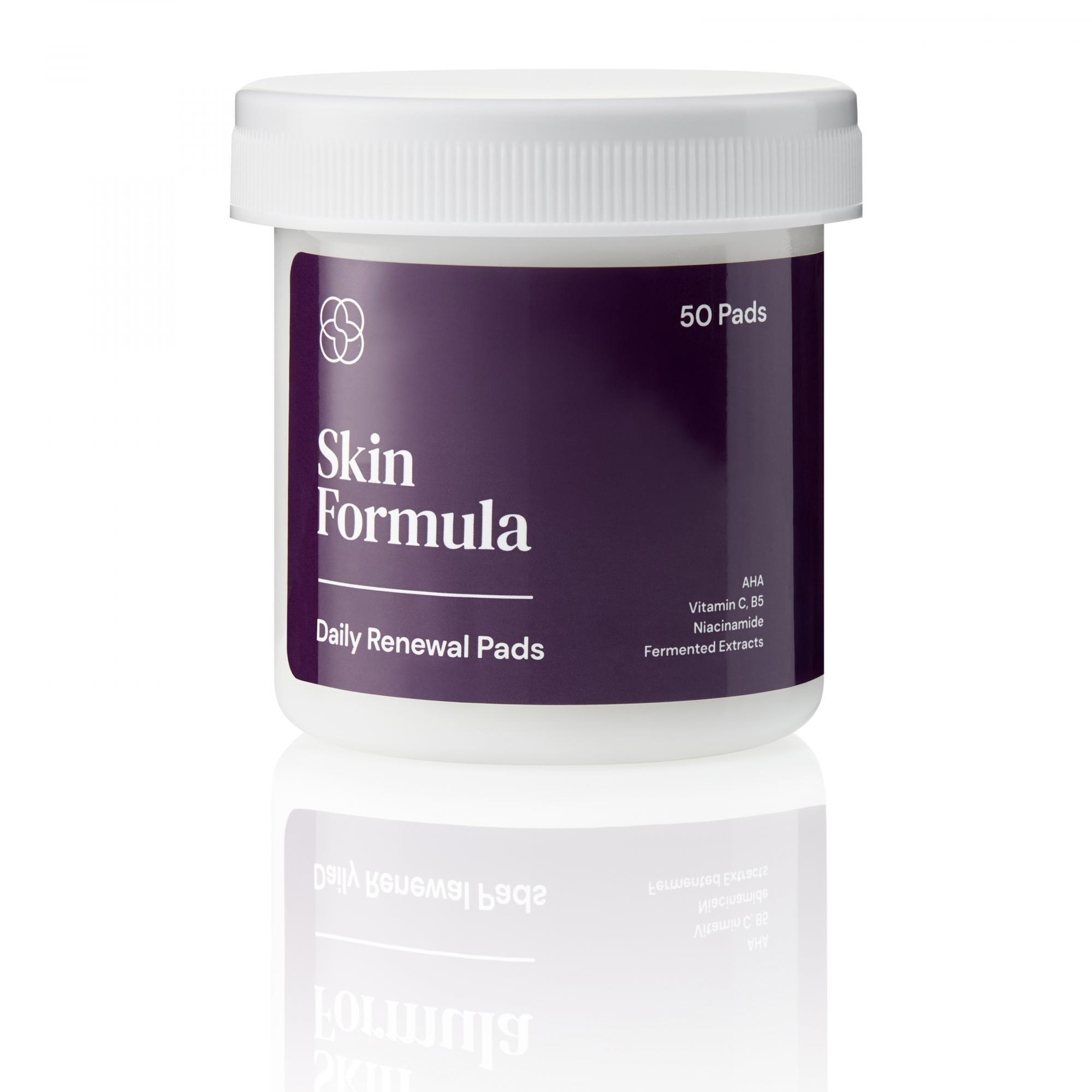 SKIN FORMULA DAYLY RENEWAL PADS Мультивитаминные обновляющие салфетки с регенерирующим действием