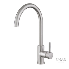 Смеситель кухонный Emar ЕС-3004 Satin, нерж. сталь, рычажное управление Смеситель кухонный Emar ЕС-3004 Satin, нерж. сталь, рычажное управление
