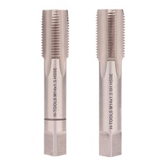 Метчик М14х1,5 (Комплект 2шт) DIN2181 HSSE 6h 70мм a=9,0 H-Tools 235141EHT