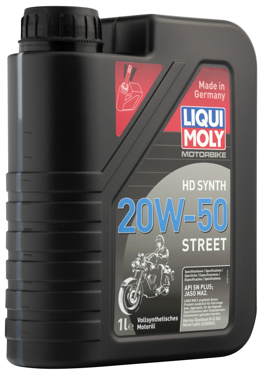 Моторное масло Liqui Moly Motorbike HD Synth Street 20W-50 синтетическое 1л