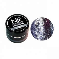 NR Гель-краска мерцающая №6, Bluish Silver (7 гр)