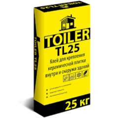 Клей для плитки TOILER TL25 25кг