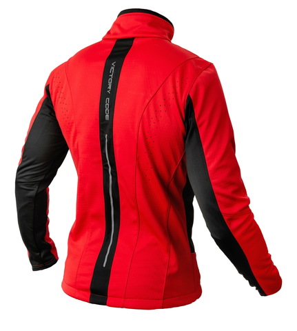 Victory Code Speed Up разминочная лыжная куртка red