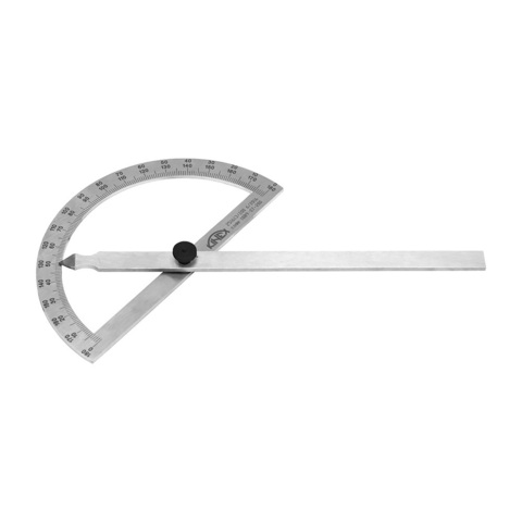 Угломер-транспортир 0-180° 250x400мм INOX Kinex K-Met 1089-07-250
