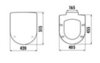 Creavit KC1403.01.0000E Крышка дуропласт микролифт, цвет: белый