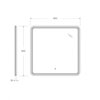 Cezares Duet CZR-SPC-DUET-600-800-LED-TCH Зеркало с подсветкой, цвет: белый