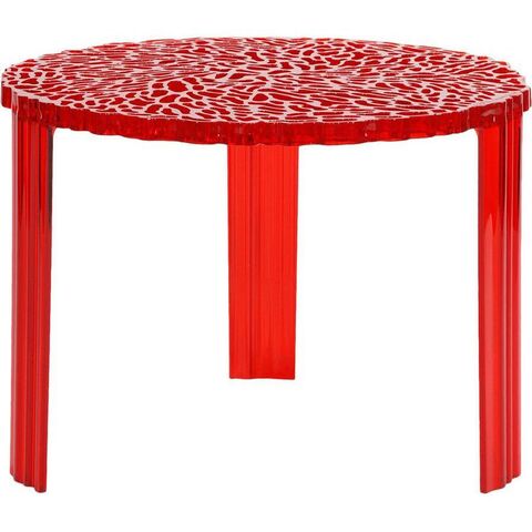 Фото: Столик журнальный T-Table  красный - основной вид