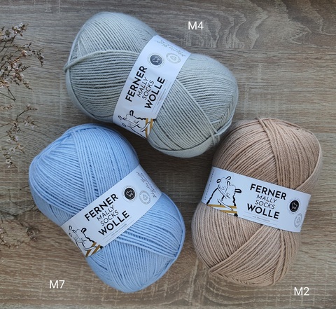 Ferner Wolle Mally Socks Uni M7