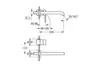 GROHE Essence 29193EN1 Внешняя часть смесителя для раковины скрытого монтажа, на 2 отверстия, L-Size, никель матовый