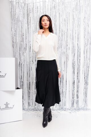 Beatrice b Юбка с шерстью и отстроченными складками