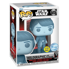 Funko POP! Star Wars: Holographic Luke Skywalker (GW)(Exc) (615)