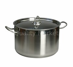 Кастрюля 15 л из нержавеющей стали Luxstahl